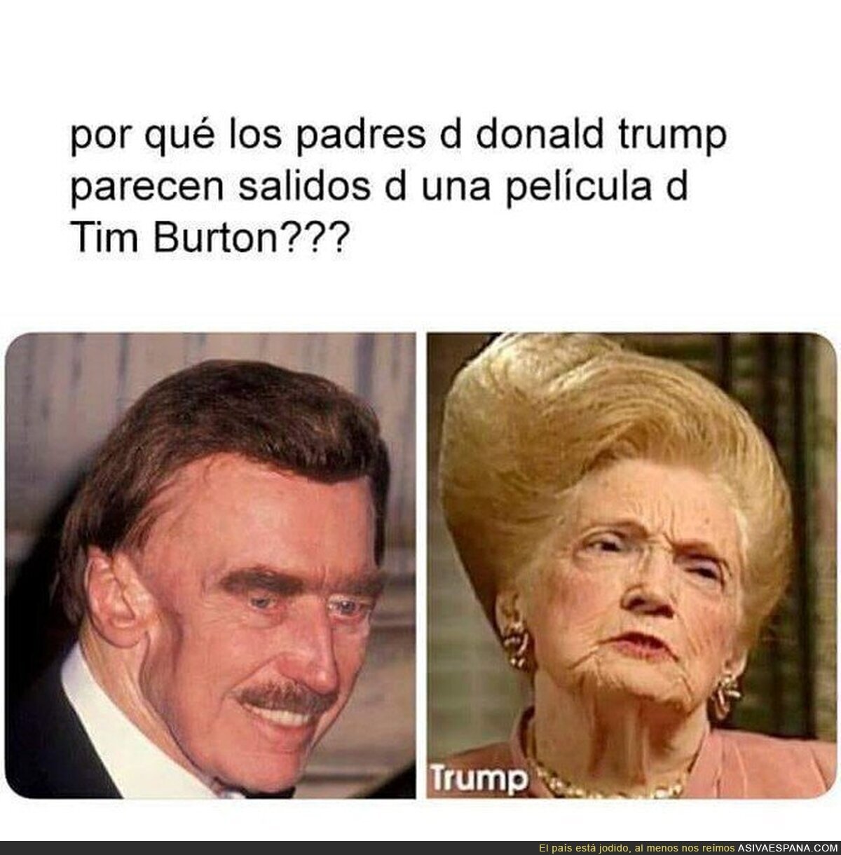 Los padres de Donald Trump