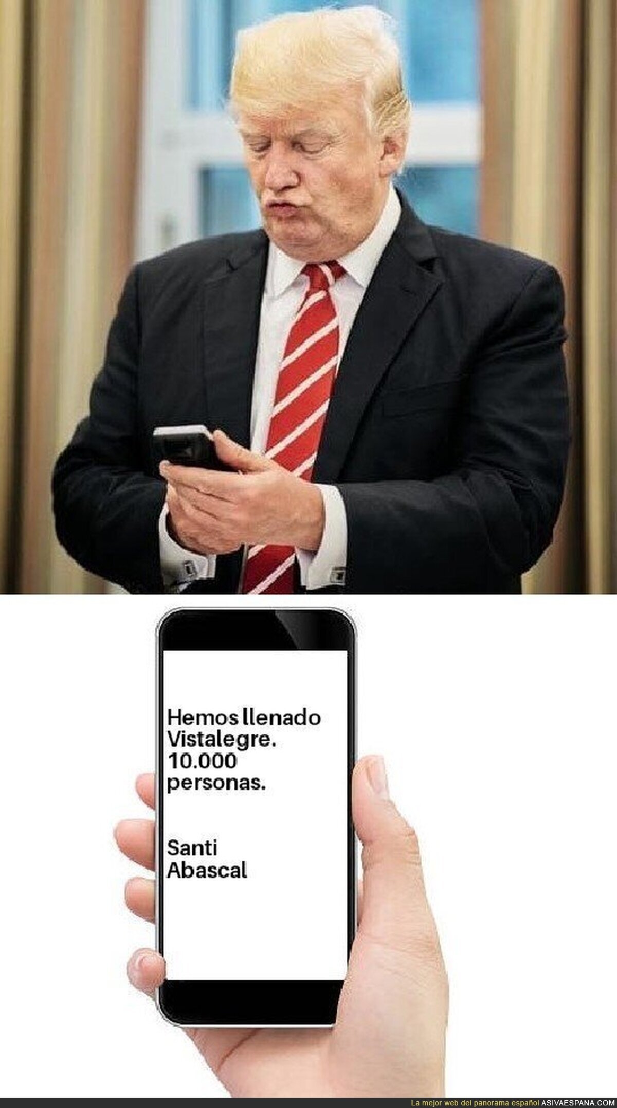 SMS a Trump...