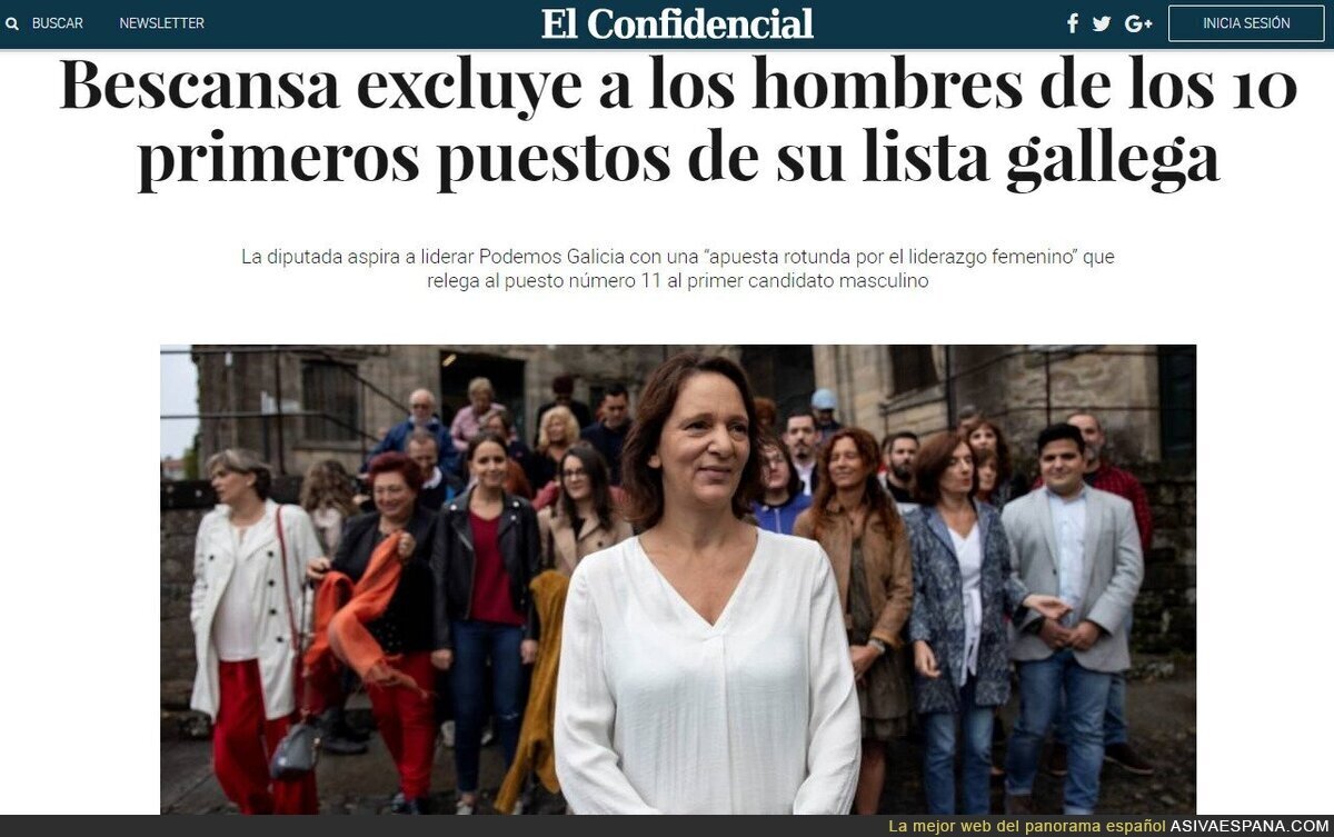 Seguir tragando el cuento "feminista". ¿No os gusta este "femnismo" que excluye a los hombres?