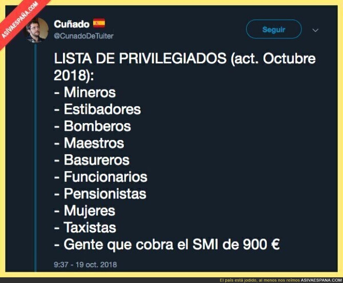 Los privilegiados en España