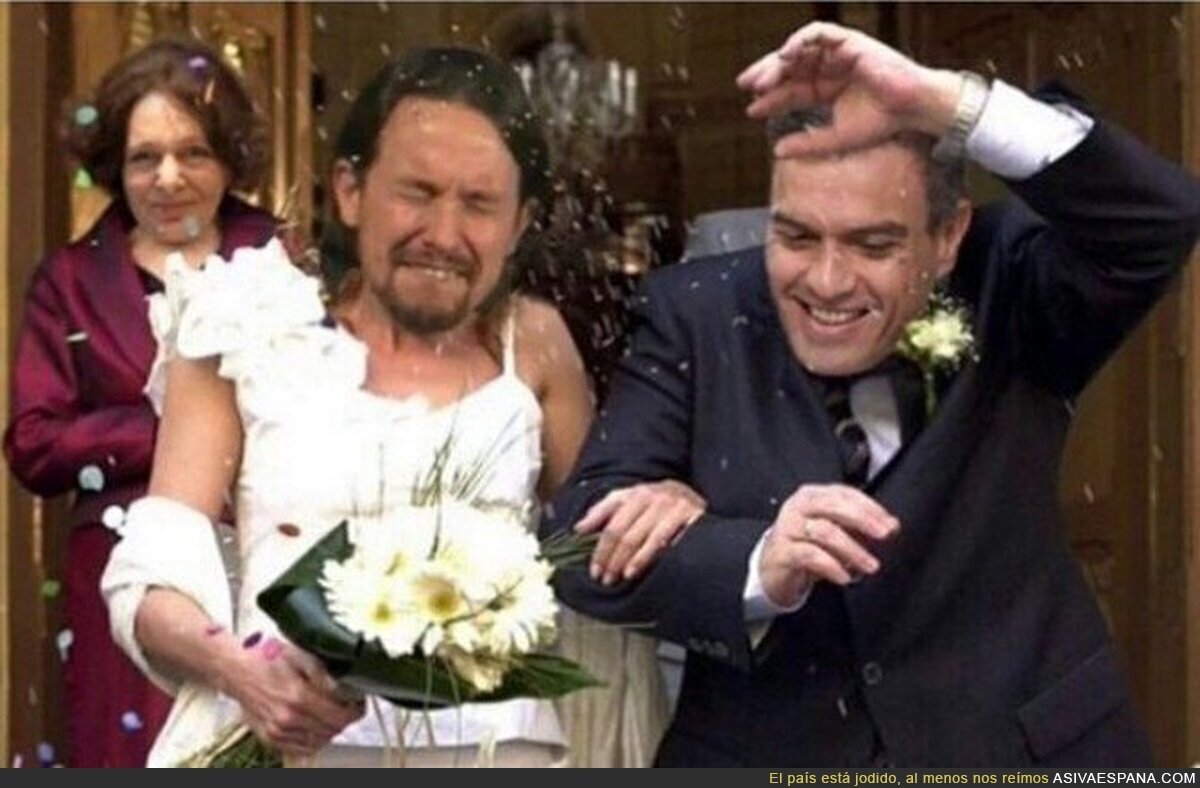 Pablo Iglesias y Pedro Sánchez se han casado con El Valle de los Caídos