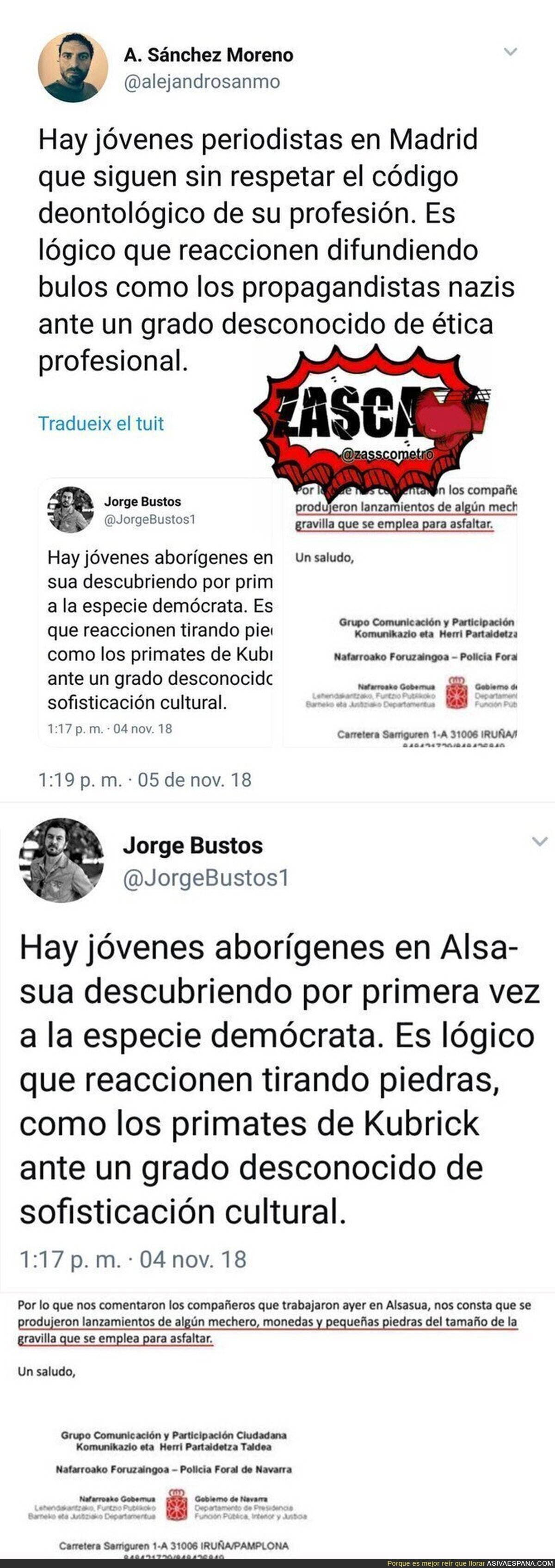 El periodismo que se hace desde Madrid contra la gente de Alsasua