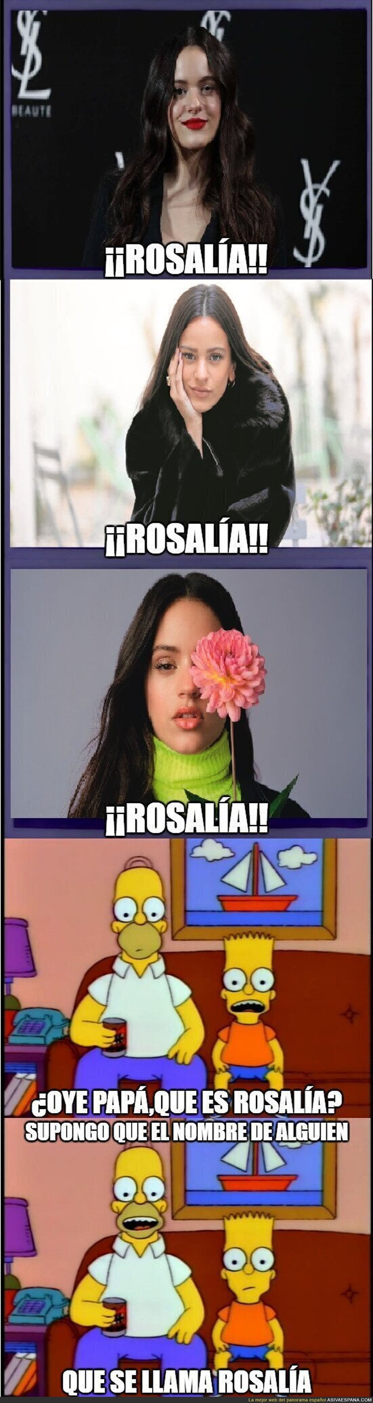 Rosalía hasta en la sopa