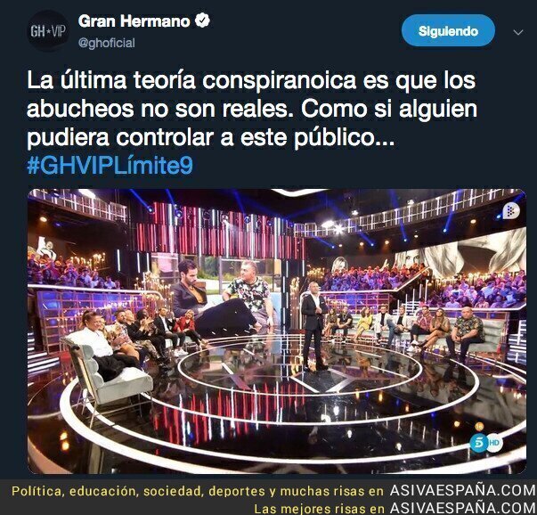97926 - Lío en GH VIP: Acusan al programa de poner abucheos enlatados para influenciar a la gente