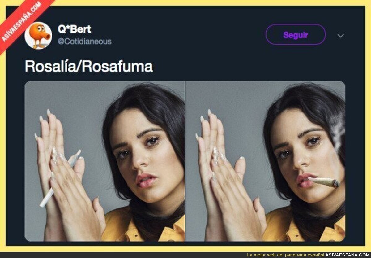 Las dos caras de Rosalía