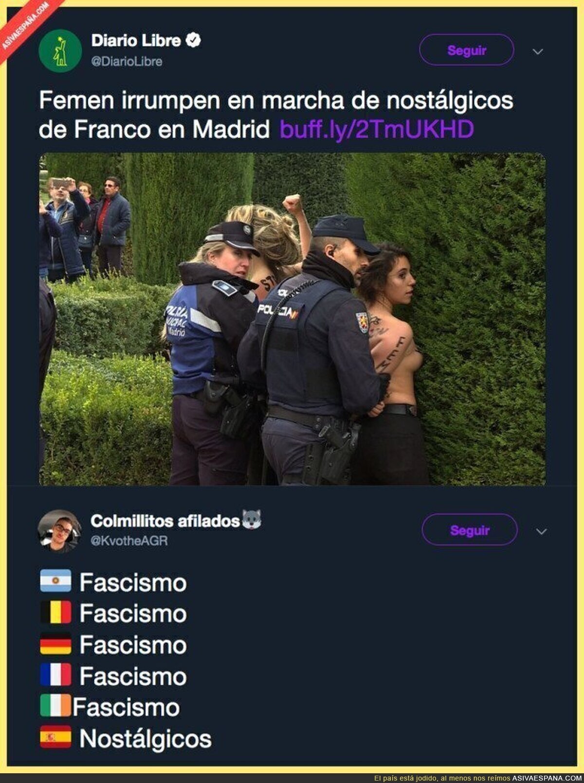 ¿Qué problema hay en los medios españoles que no se dice la palabra 'fascismo'?