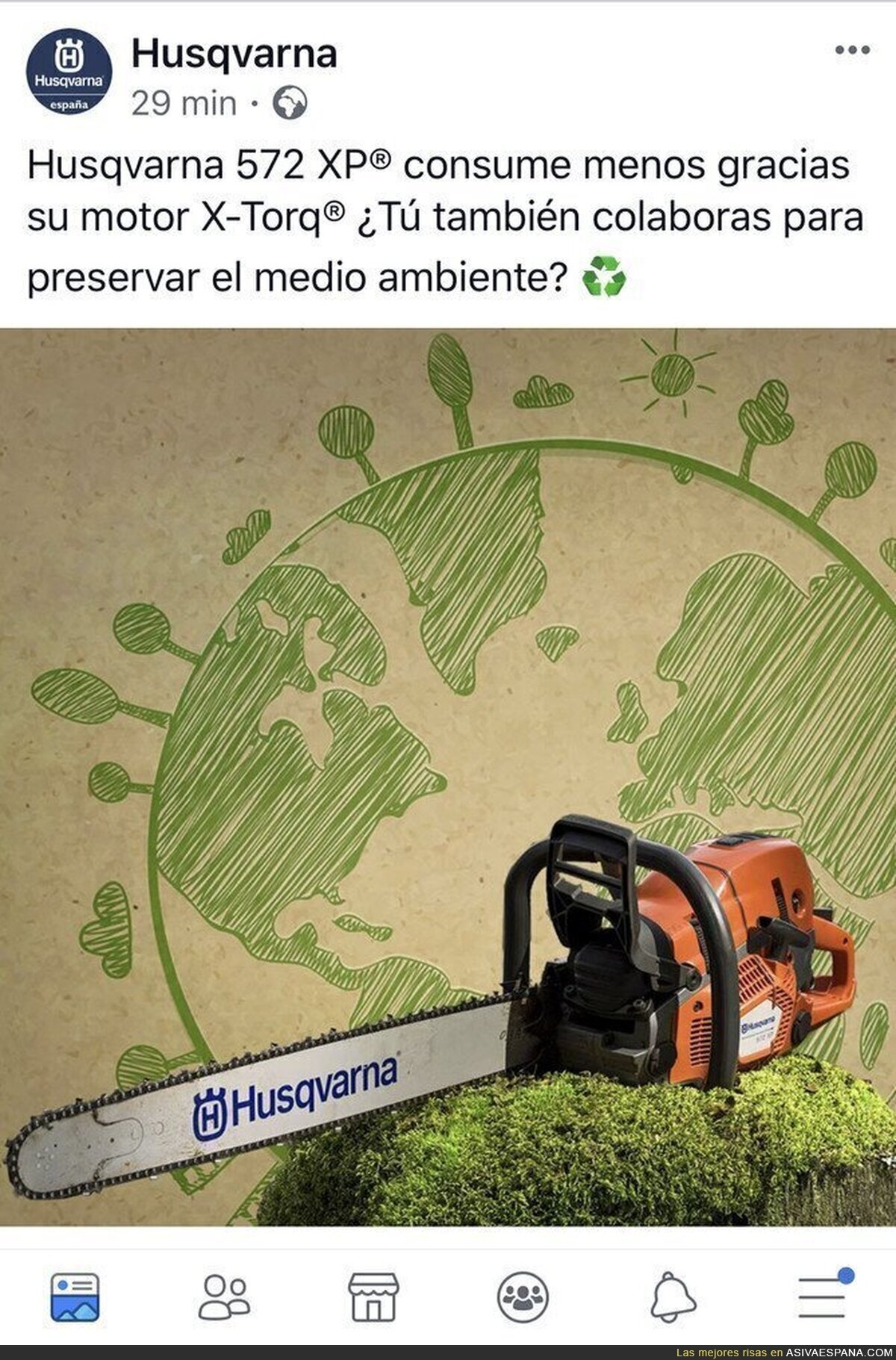 Una herramienta para la deforestación eco friendly