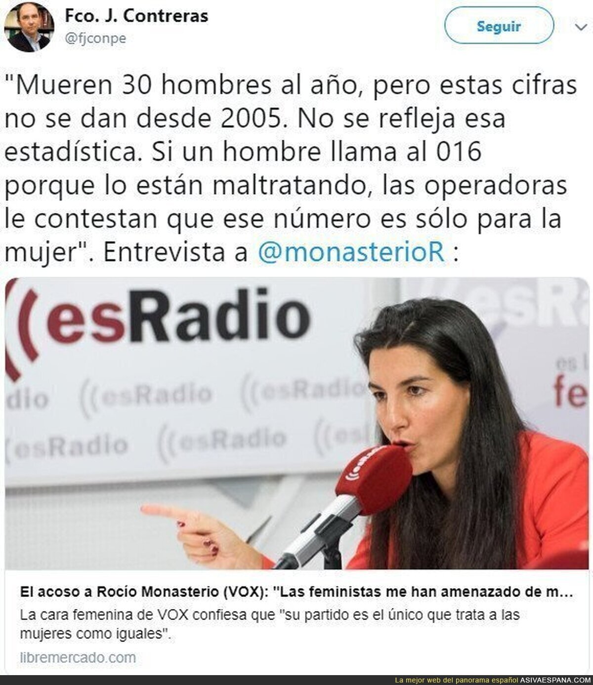 Rocio Monasterio amenazada por feministas por decir la verdad