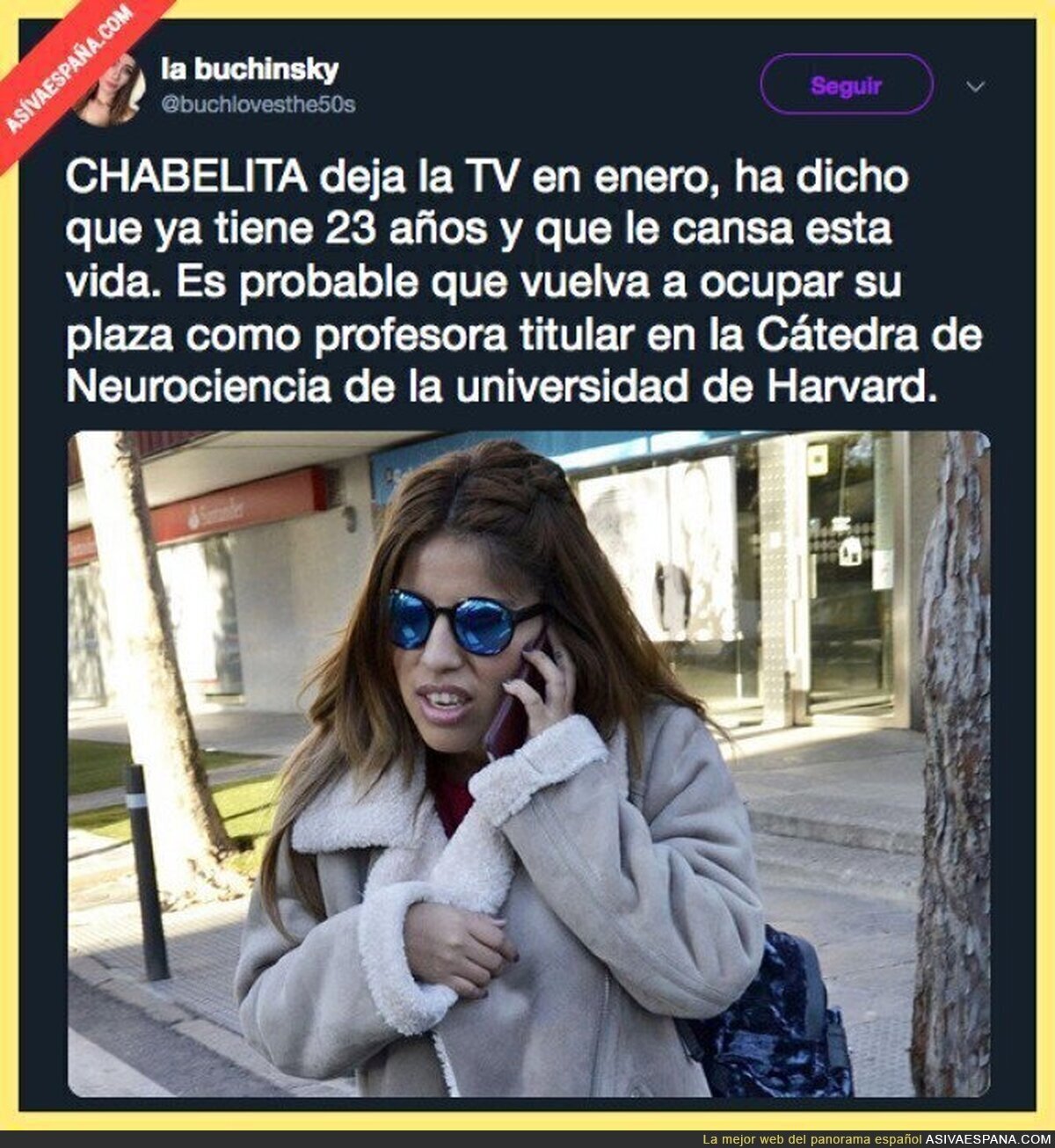 Chabelita vuelve a su anterior vida de la televisión