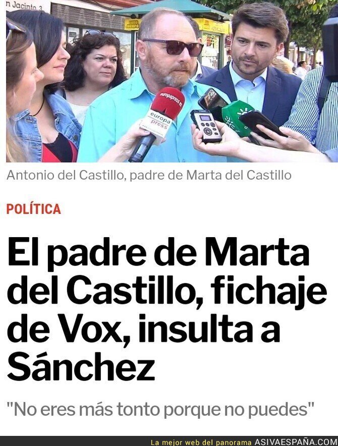 Su hija asesinada en un crimen machista y el vota a Vox.El mundo está muy loco.