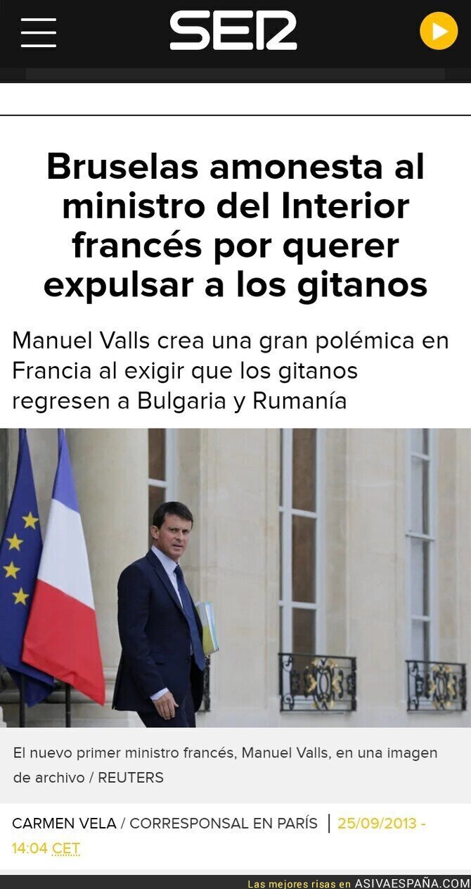 La Hemeroteca Atiza Al Mason Manuel Valls