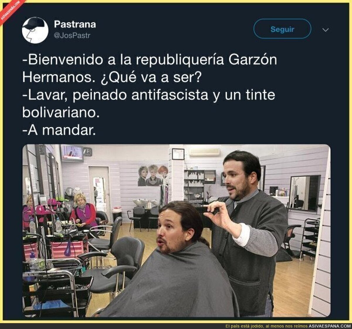 Servicios en la peluquería de la República