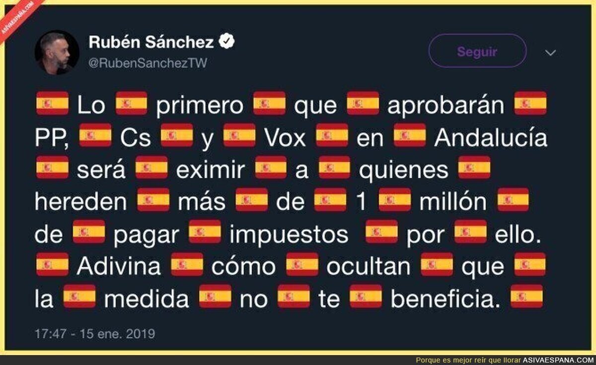 Disfruten lo votado en Andalucía