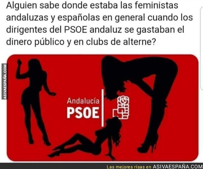 Pero la PSOE quería seguir gobernando en Andalucía ¡Menos mal que no!