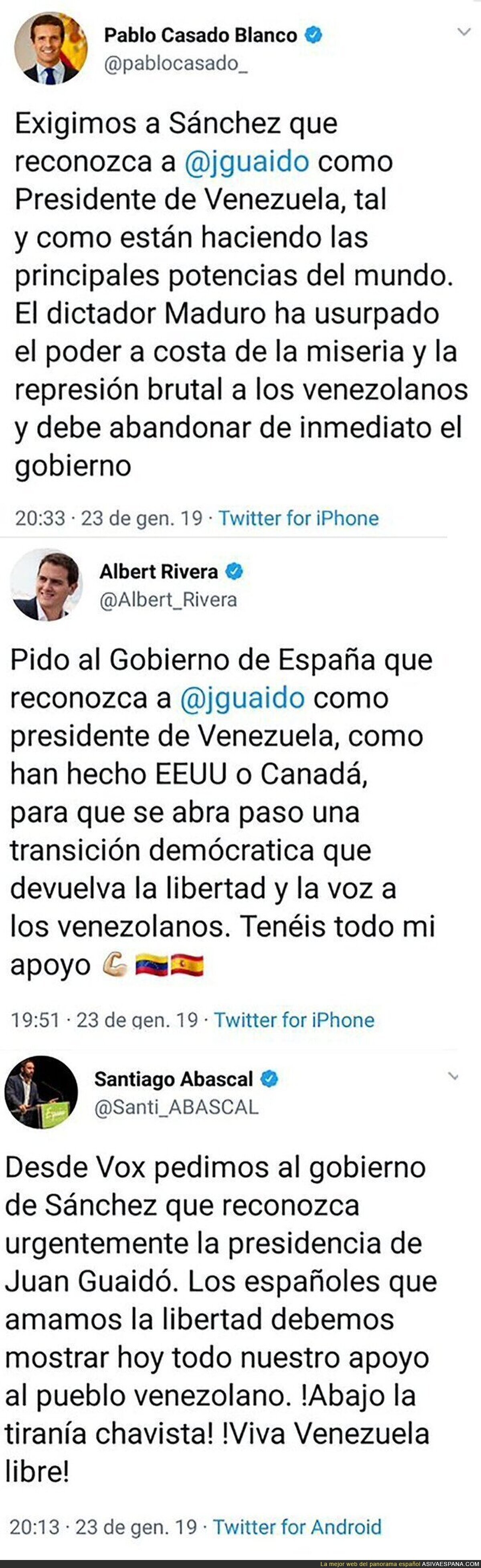 Así está el panorama del golpe de estado en Venezuela en España