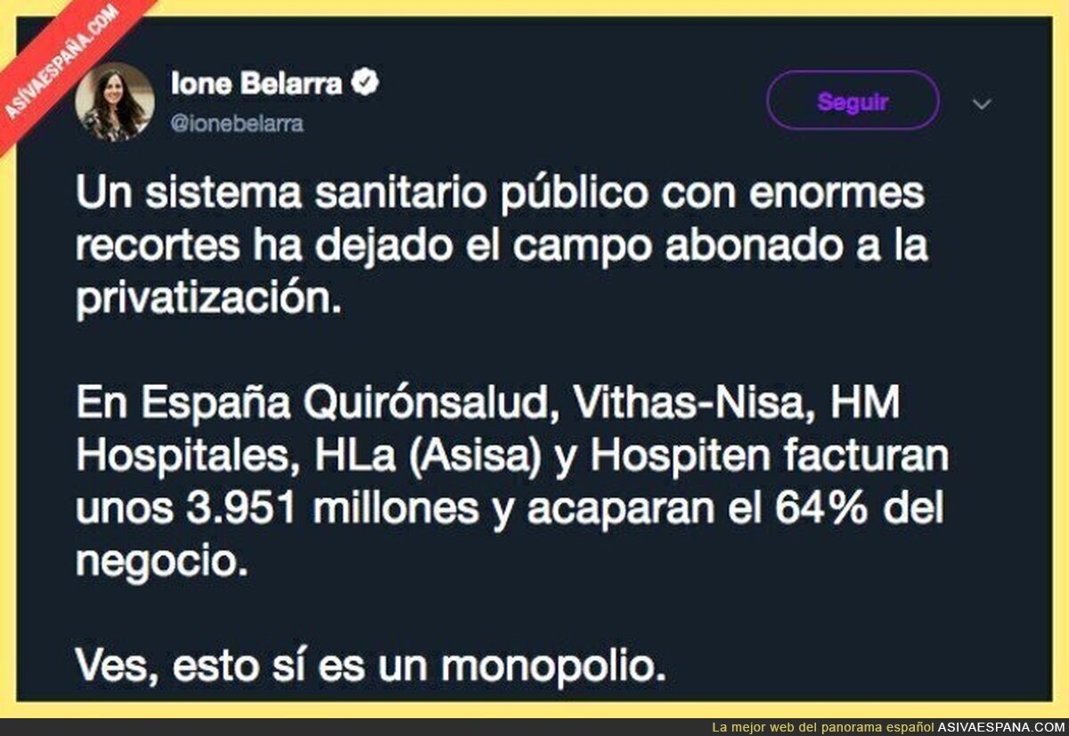 El problema de la sanidad en España