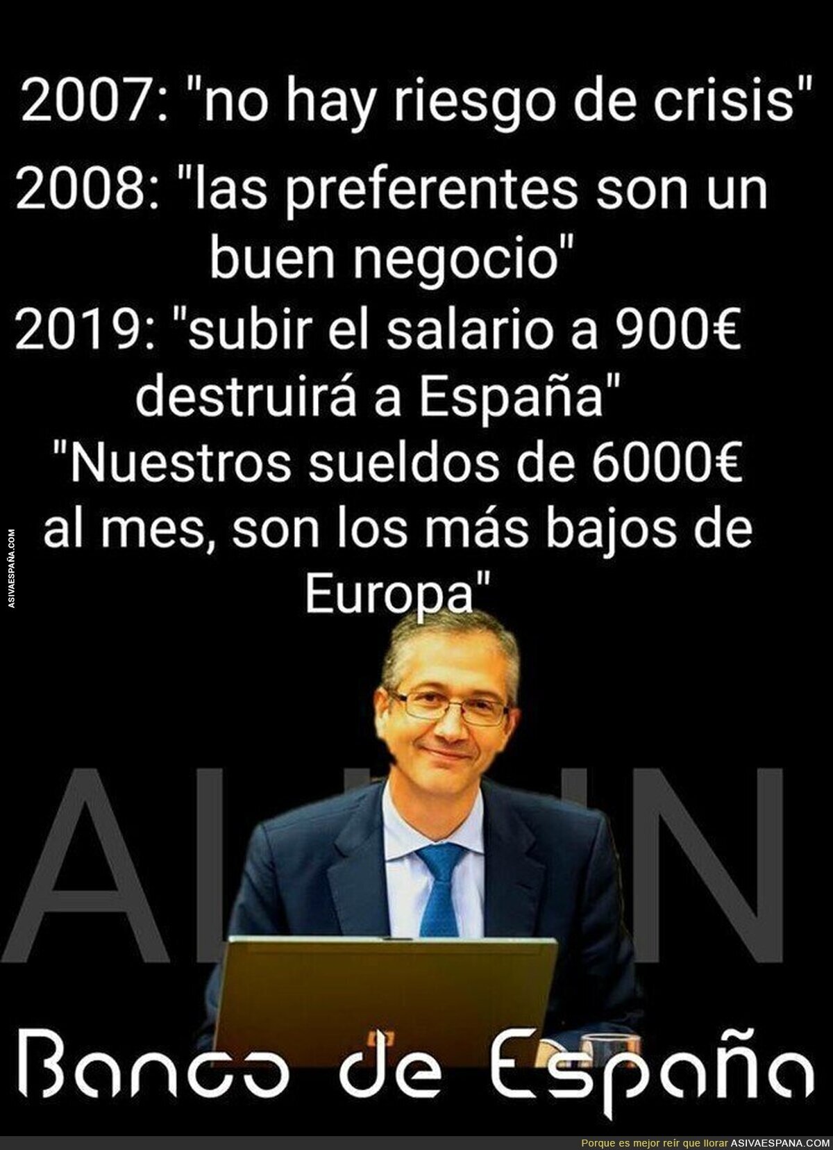 Los del Banco de España son unos cachondos