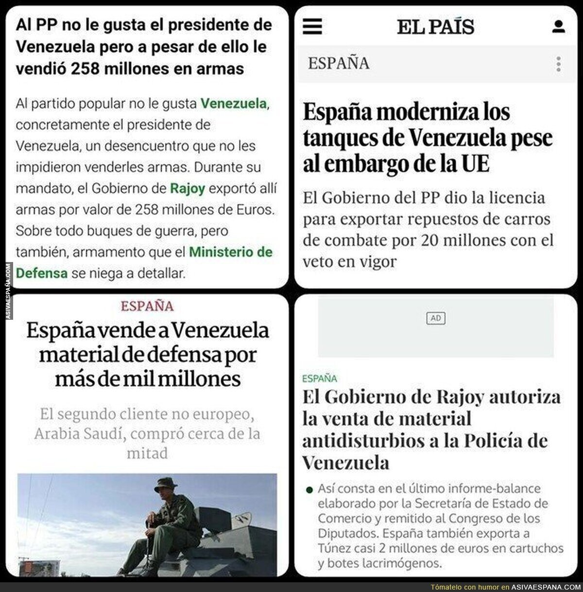 El PP y su odio a la Venezuela de Maduro