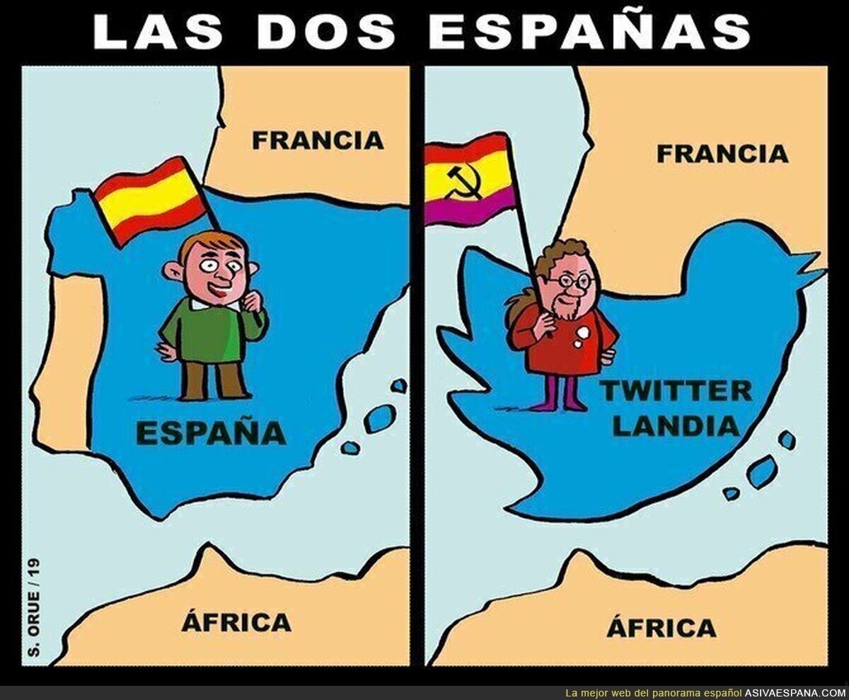 La España real y la España friki que pulula por Twitter y AVE