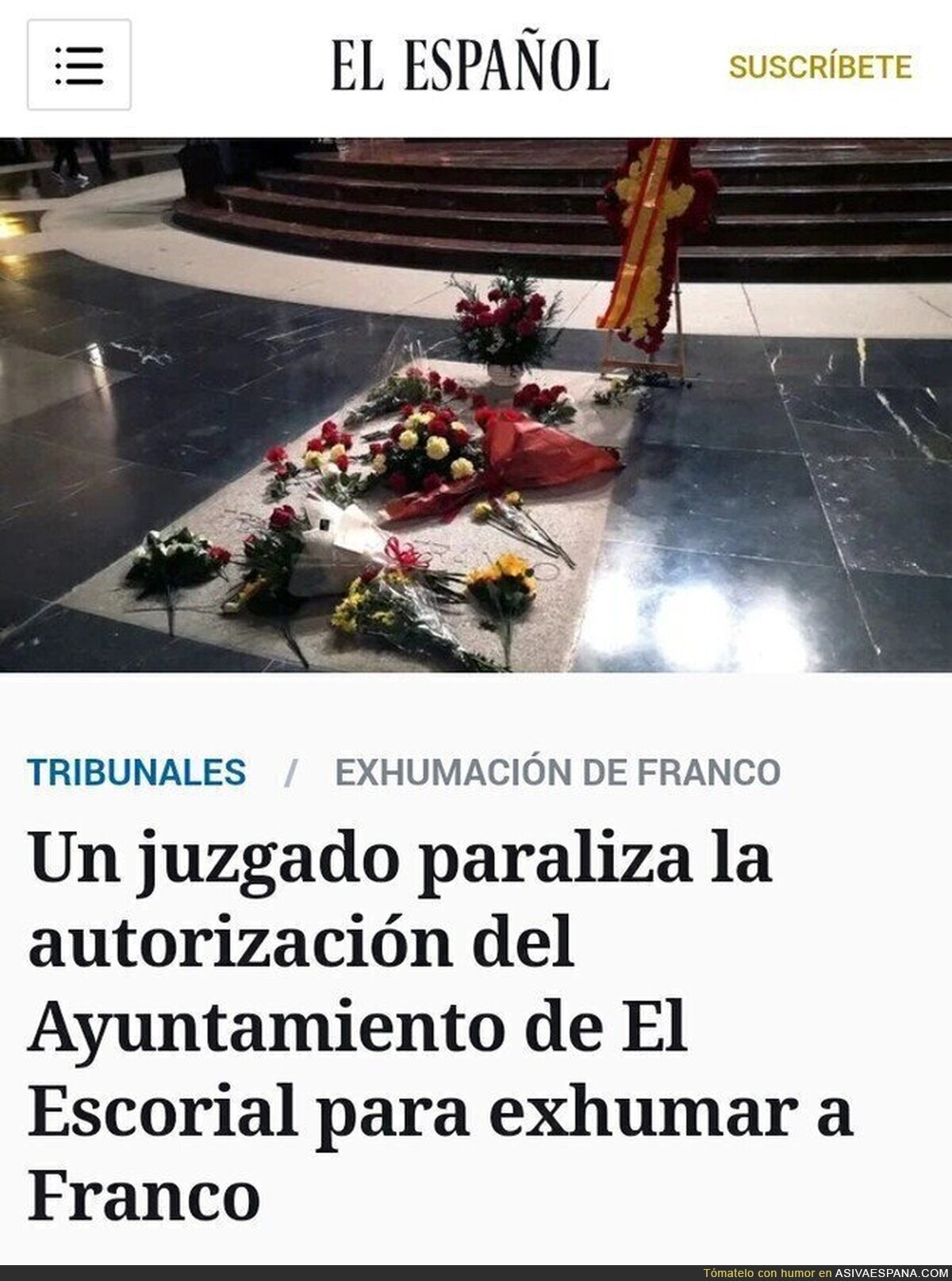 Pedro Sánchez no puede con la momia yerta de Franco