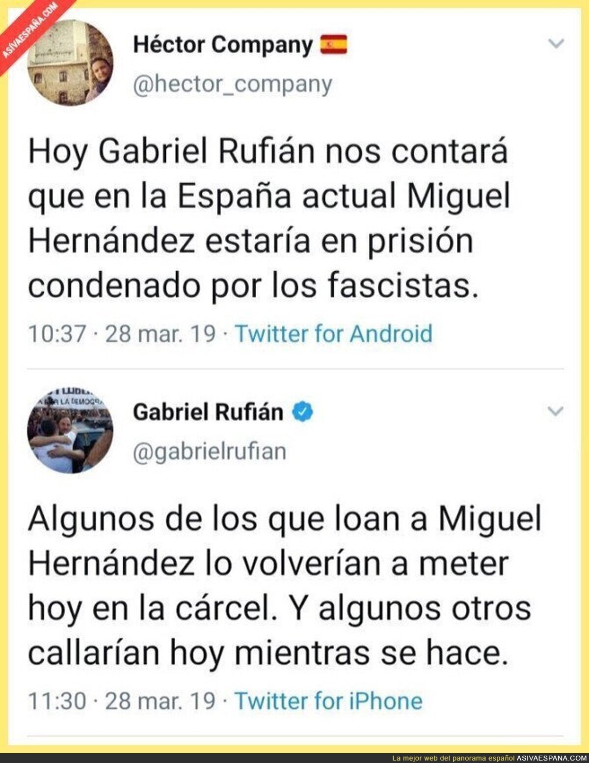 Gabriel Rufián empieza a ser muy predecible