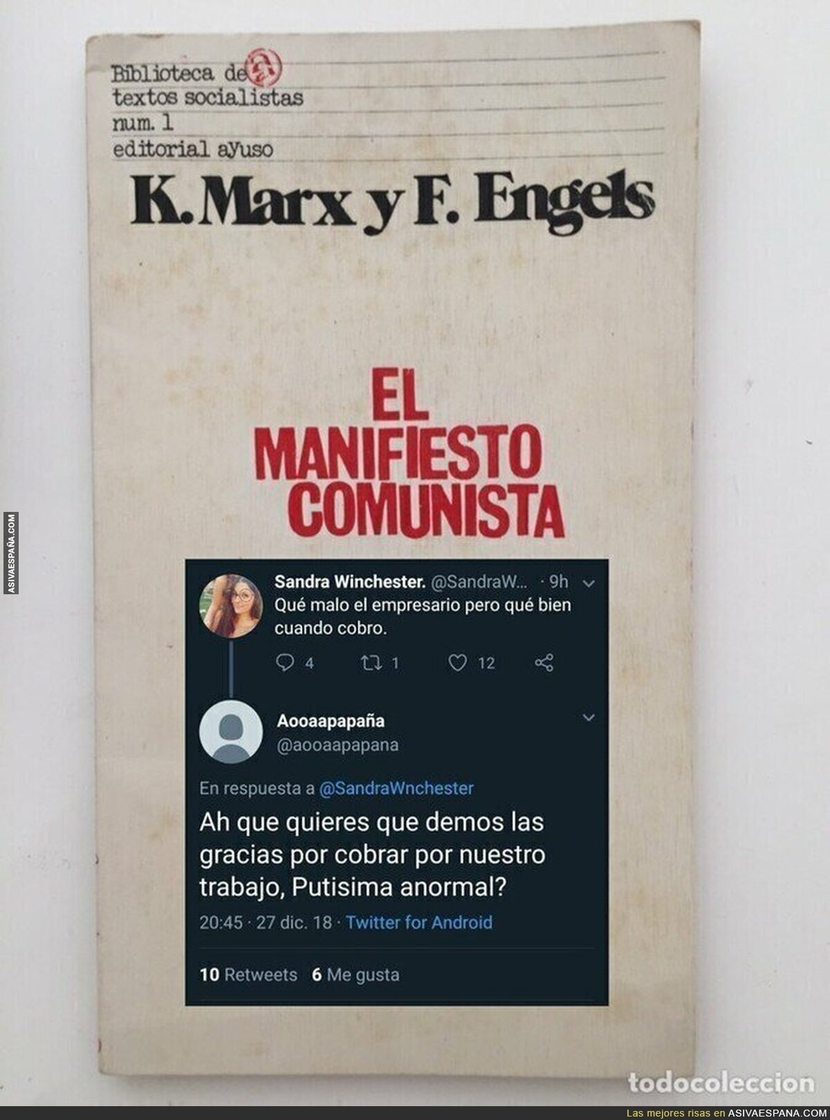 Nueva portada de El Manifiesto Comunista