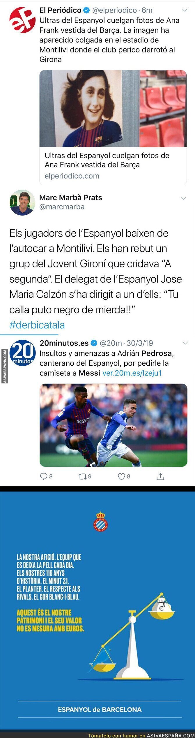 Los lamentables valores del Espanyol en una semana