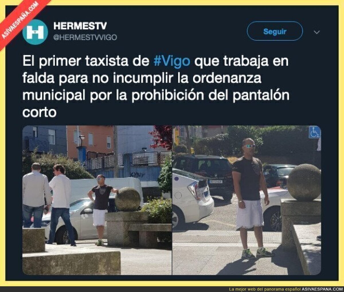 La nueva moda entre los taxistas llega a Vigo