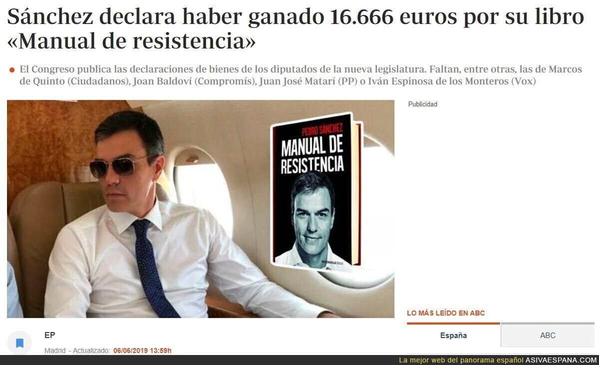 Para que luego digan que Sánchez no es el demonio