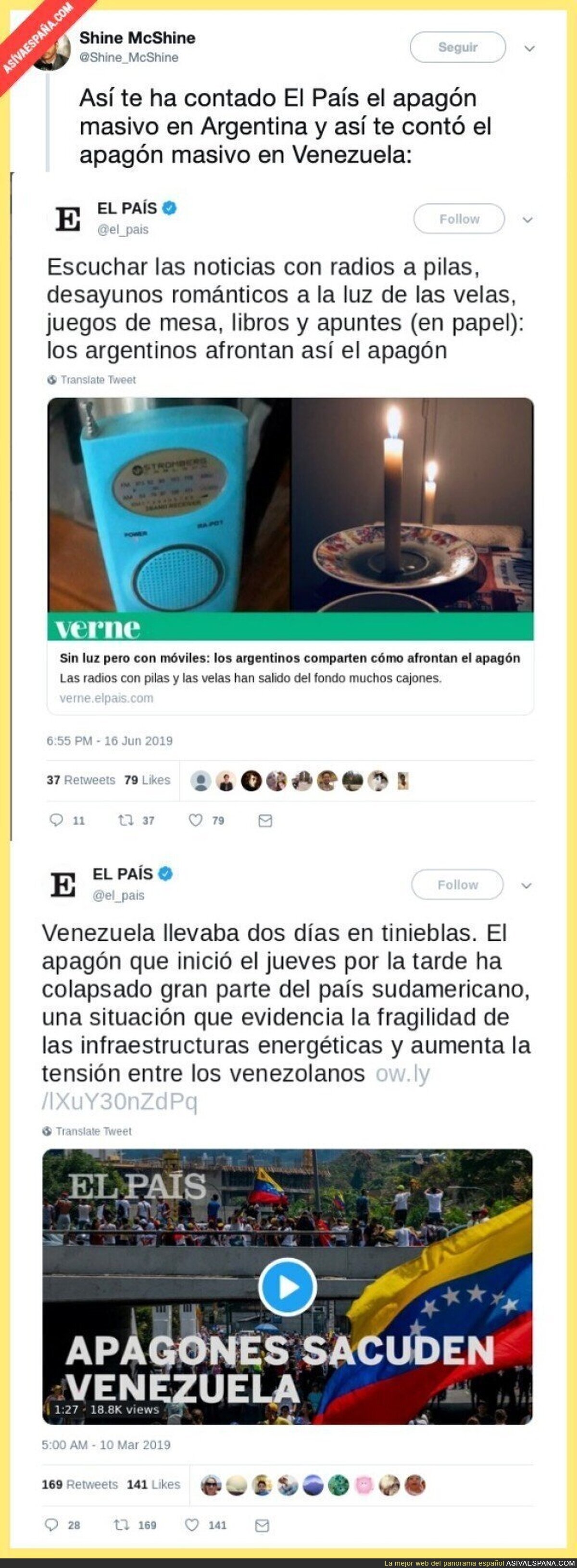 El País te cuenta las noticias según le venga en gana
