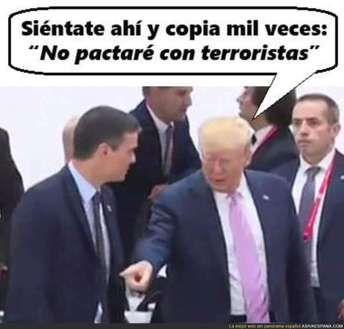 Lo que verdaderamente dijo Trump a Pedro Sánchez