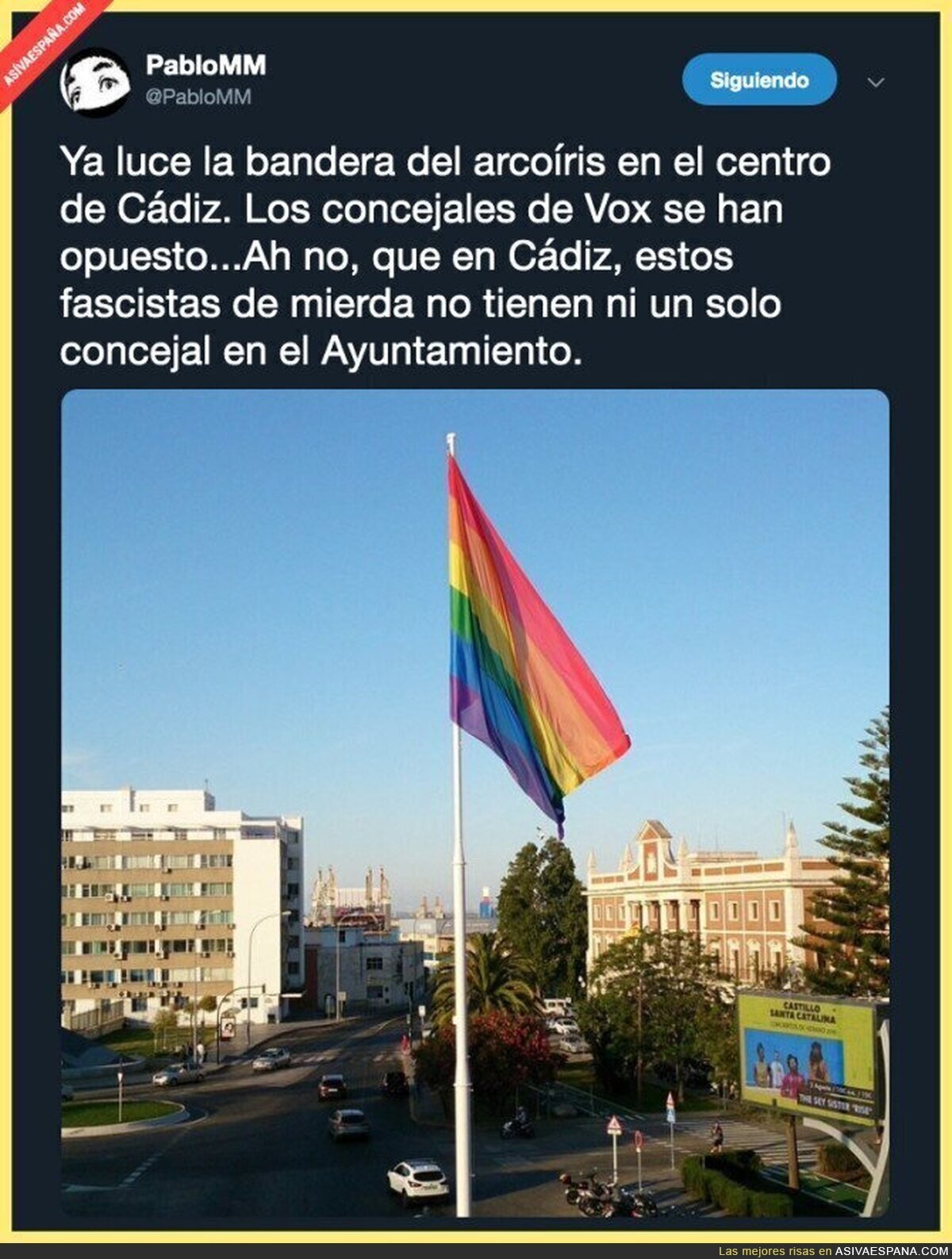 Cádiz siempre dando ejemplo