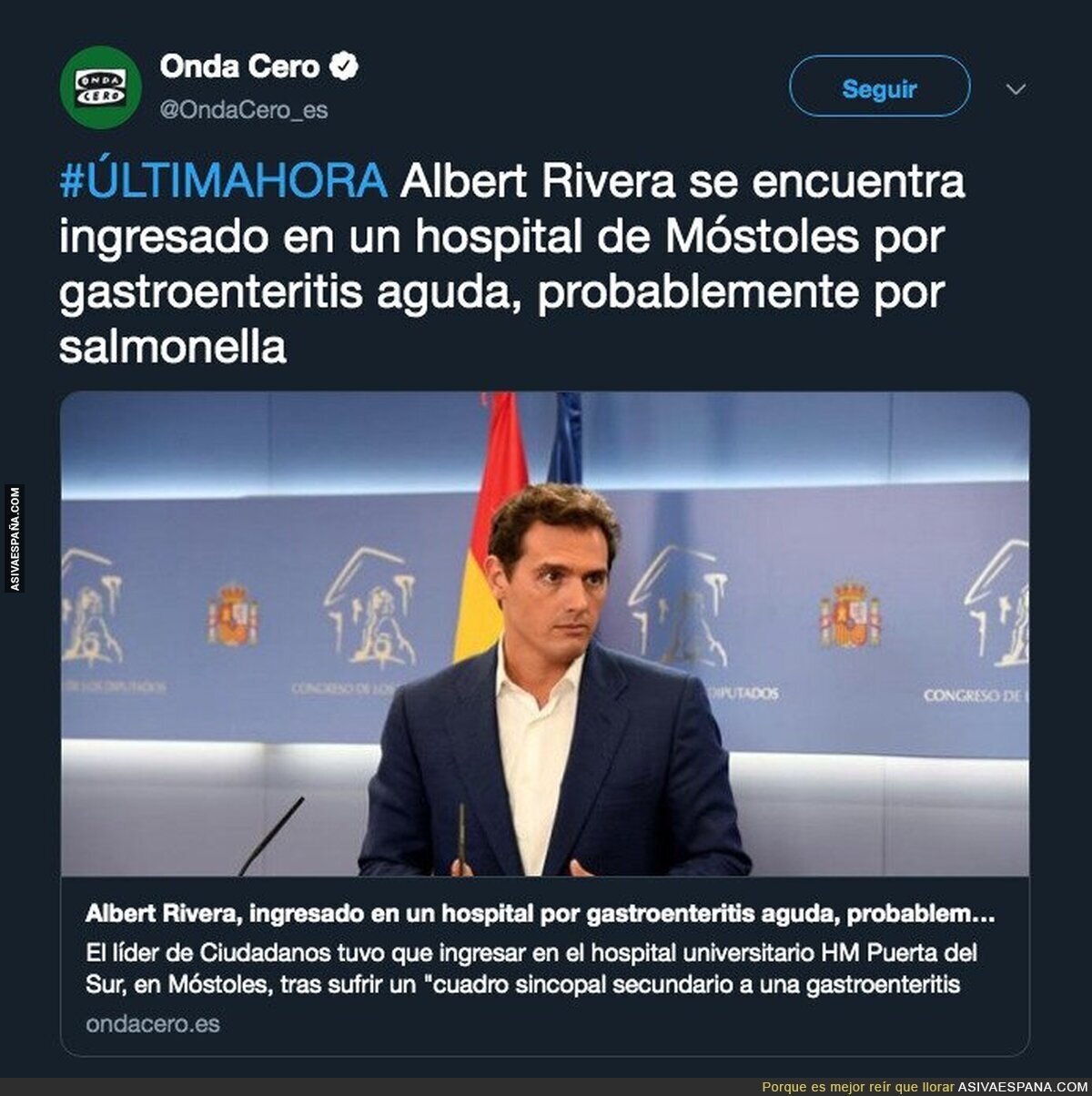 Albert Rivera se ha puesto Malu