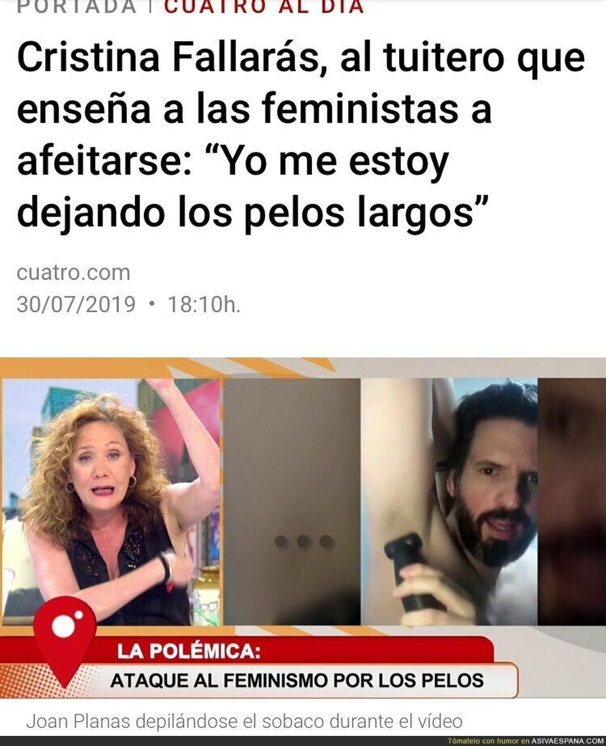 Así reivindica el feminismo la Cristina Fallarás