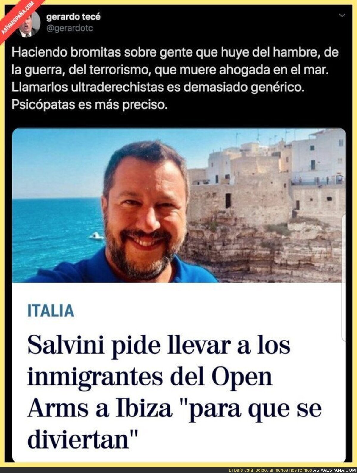 Un psicópata llamado Salvini