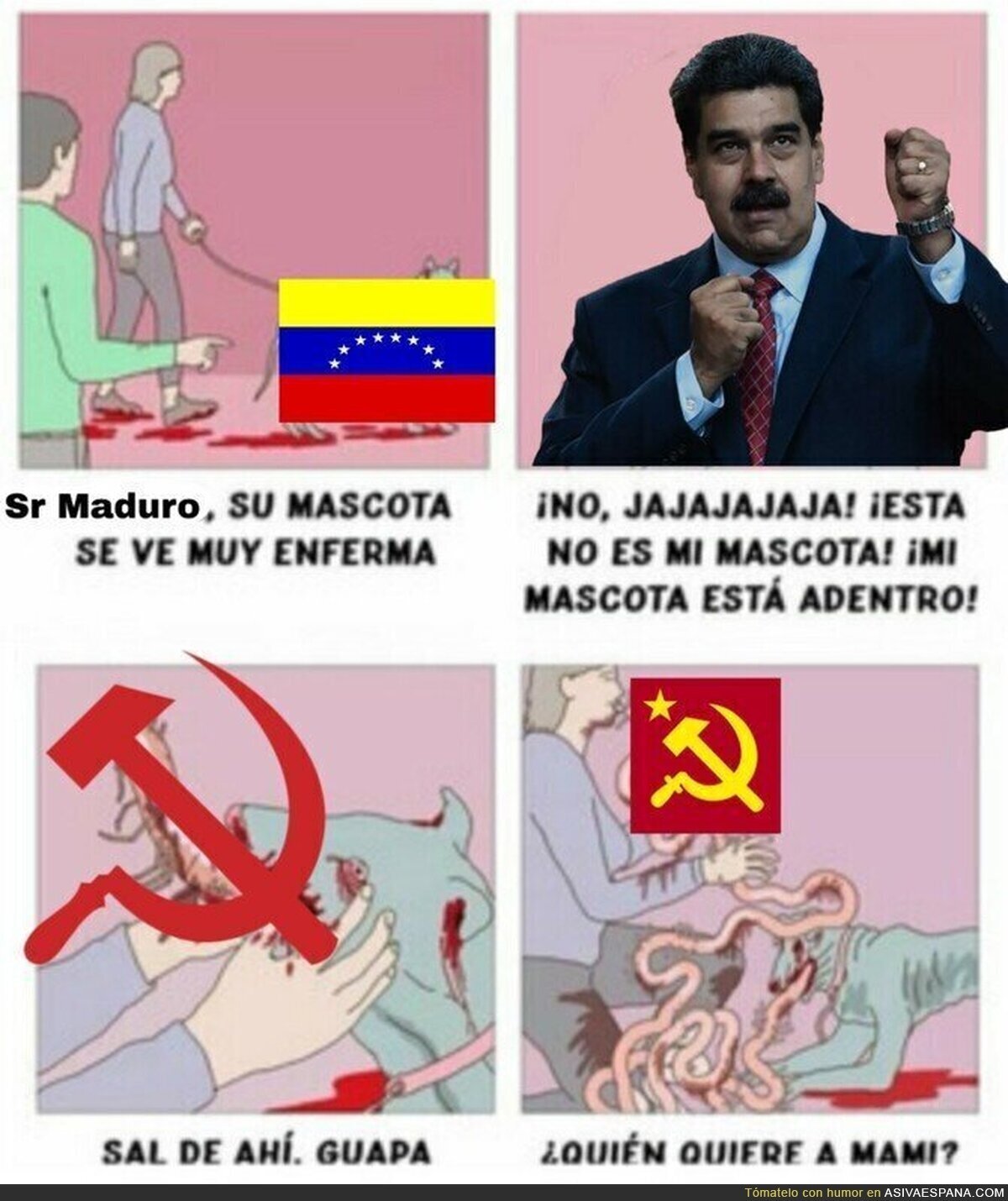 La mascota de Maduro