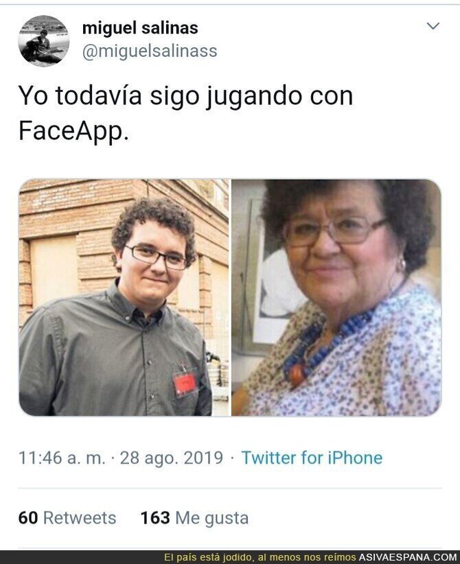 El FaceApp no pasa de moda