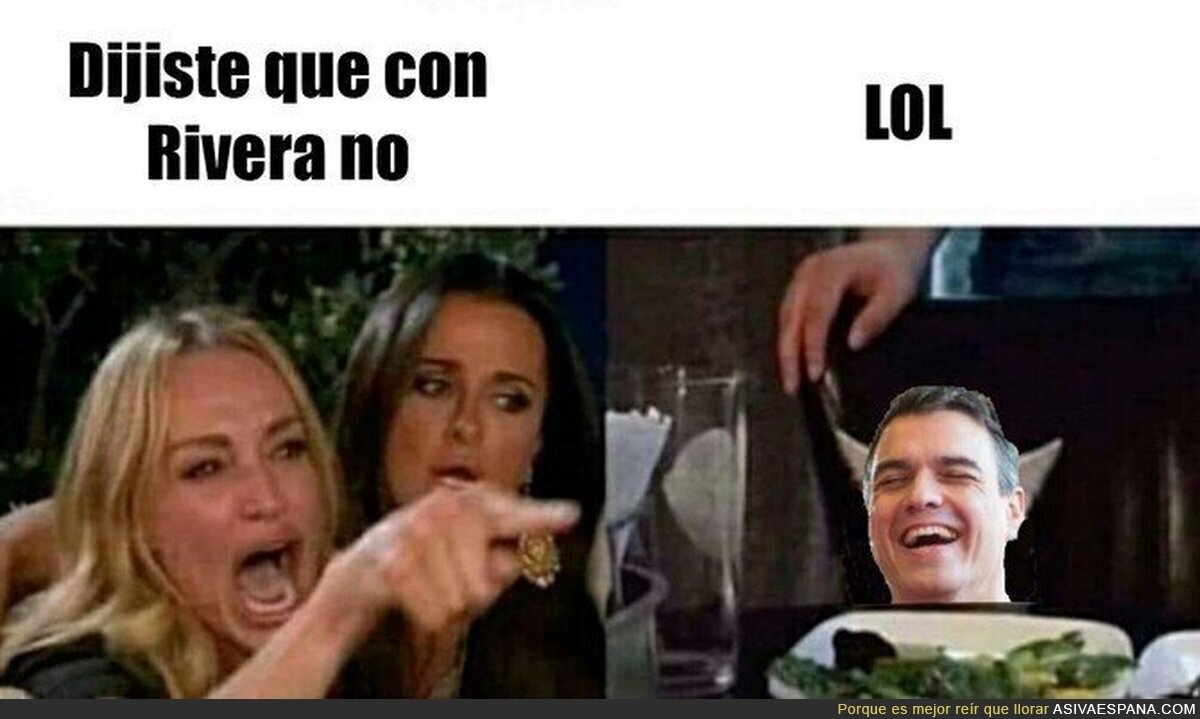 Pedro Sánchez se ríe de todo el mundo