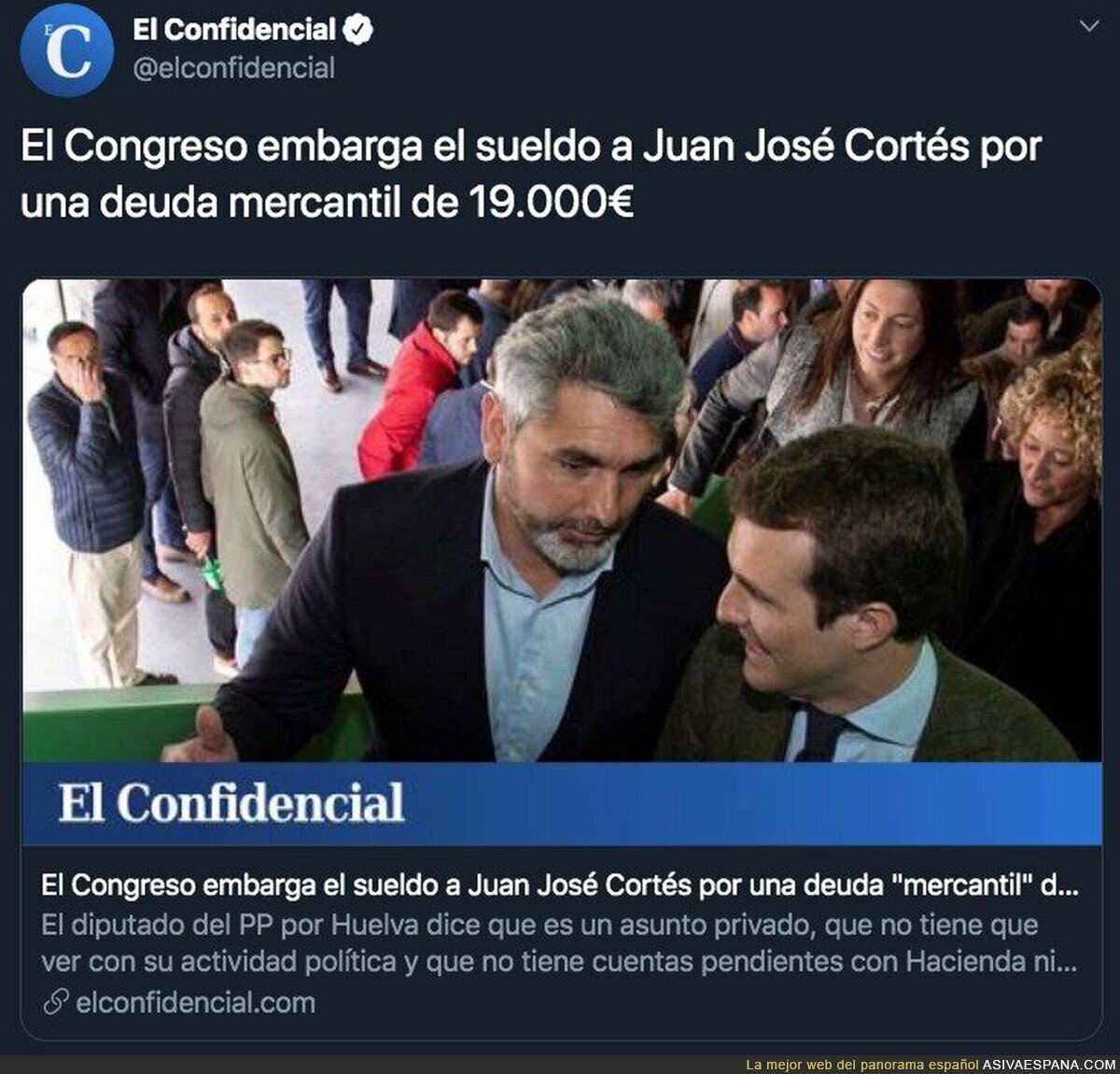 Juan José Cortés está en problemas