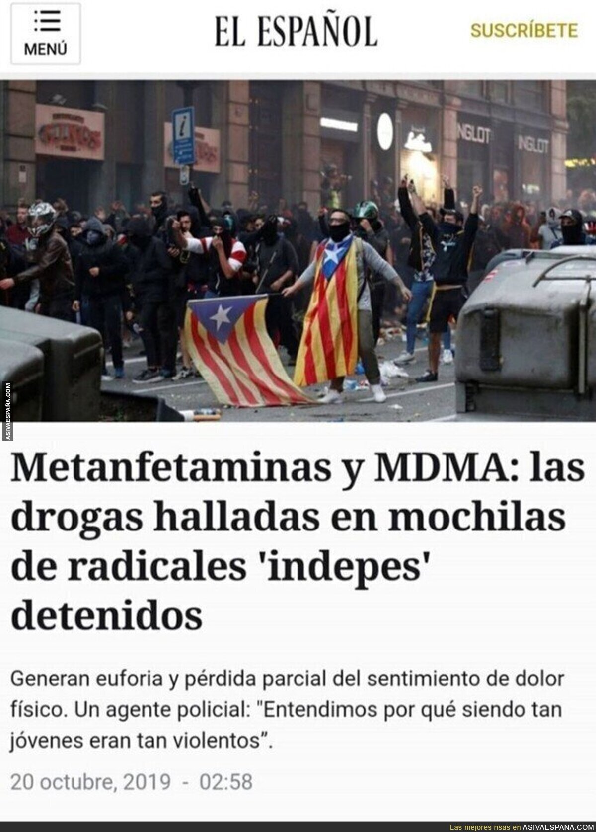 En manos de esta gente quieren dejar la independencia de Cataluña