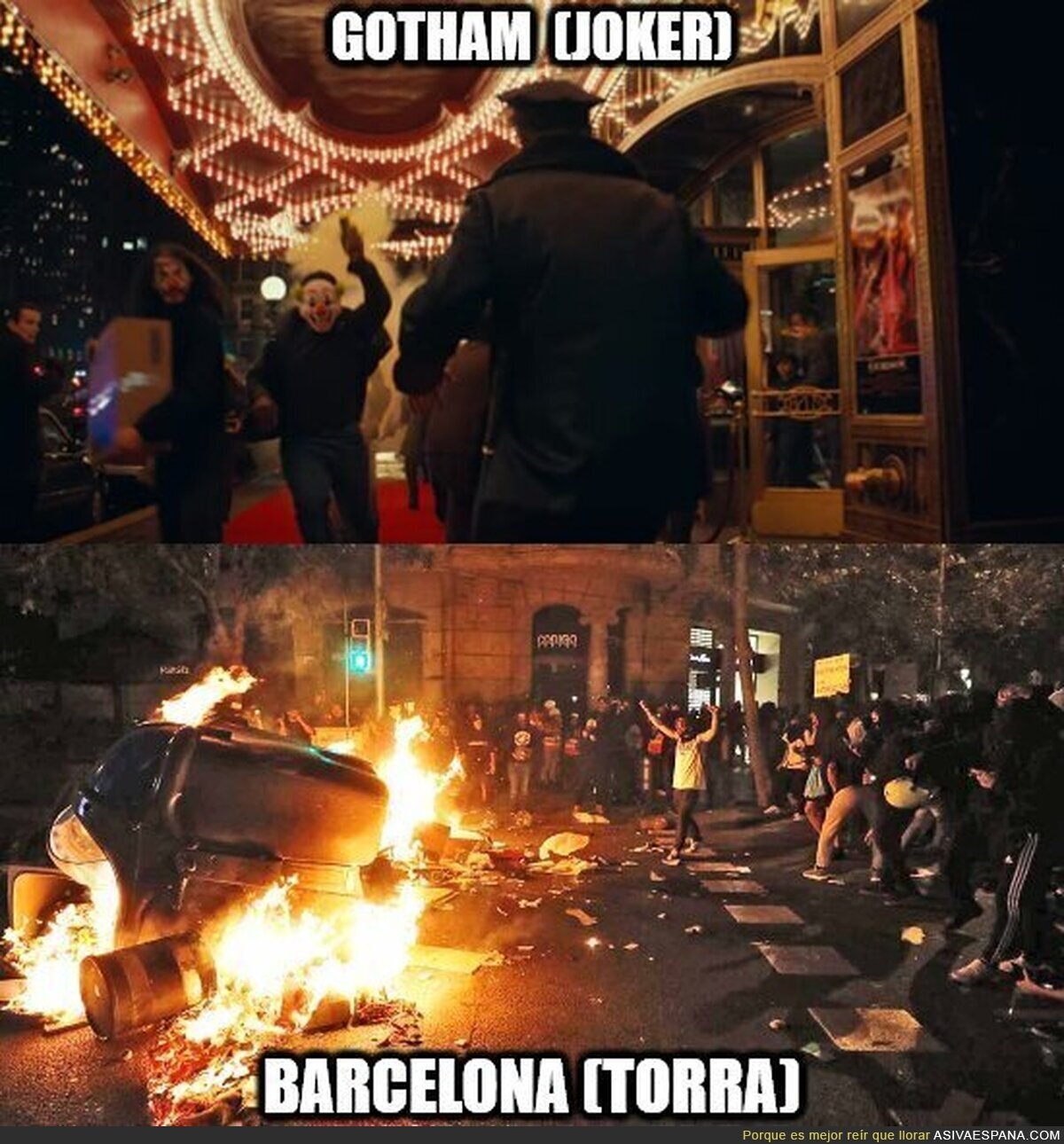 Las similitudes de Gotham y Barcelona