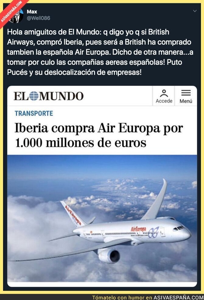 Adiós a las empresas aéreas españolas