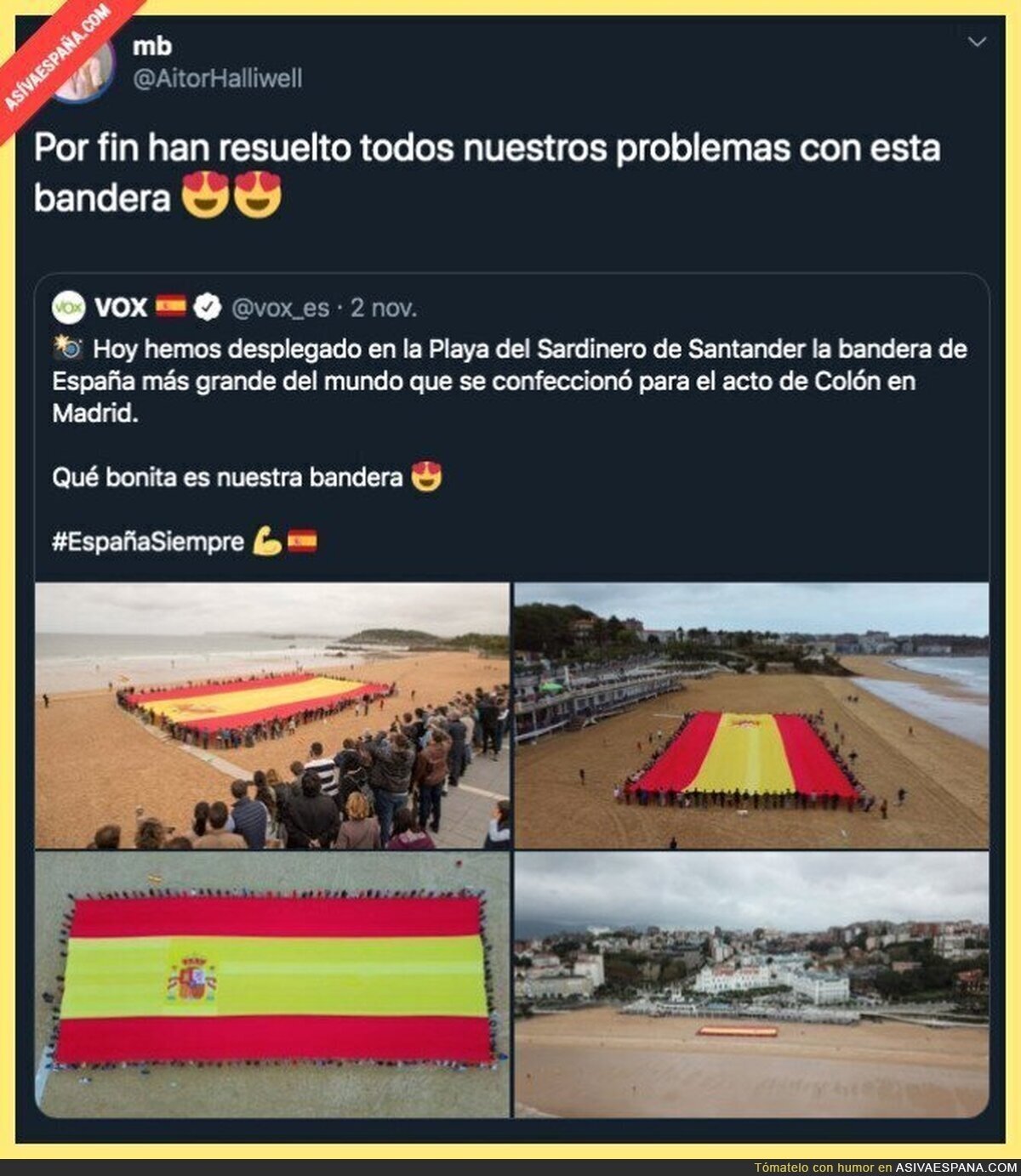 VOX sabe bien como arreglar los problemas de España