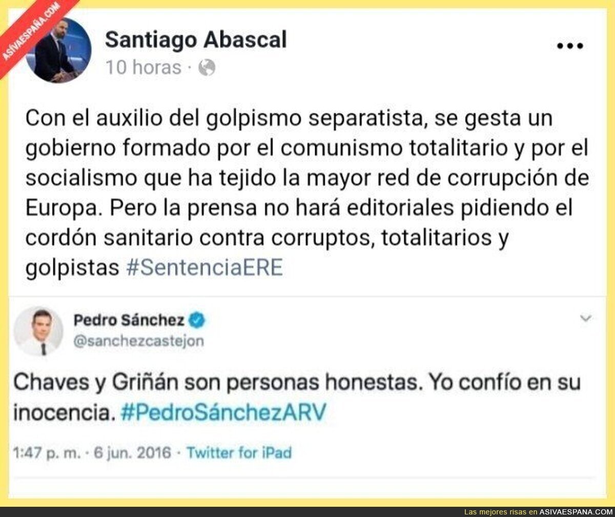 Santiago Abascar responde con contundencia al presidente por accidente Pedro Sánchez