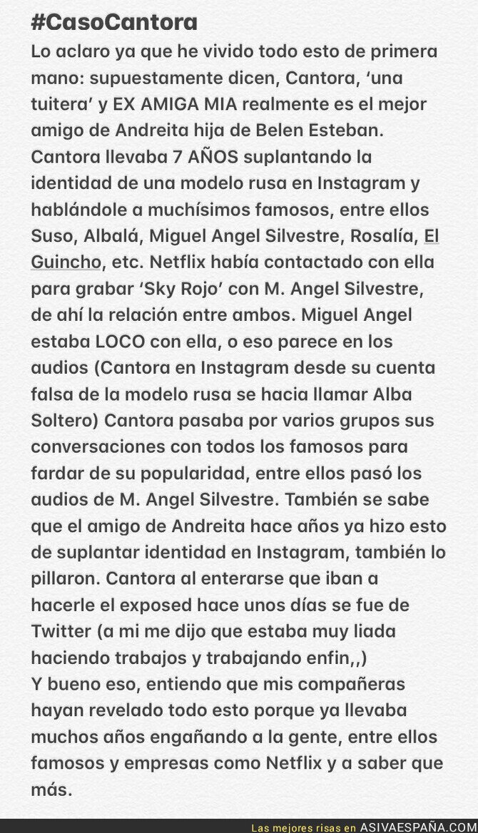 128306 - Filtran un audio del actor Miguel Ángel Silvestre ligando de forma muy loca por Instagram con una modelo rusa que ha resultado ser un hombre