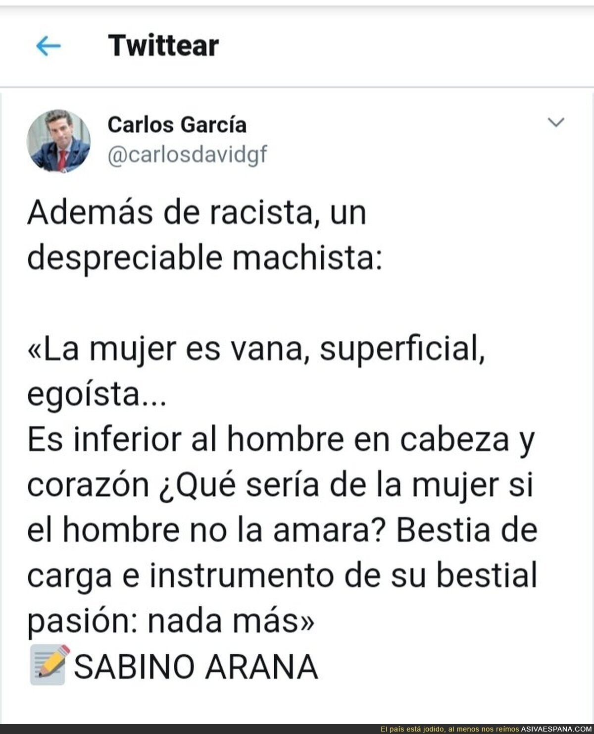 El machismo y el racismo está incardinado en el ADN del PNV