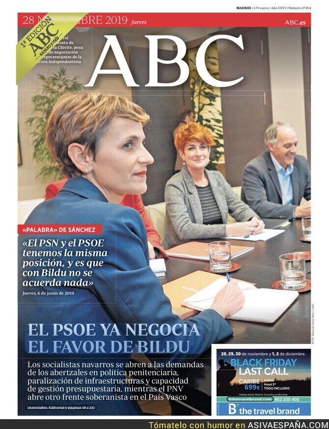 El PSOE negocia con Bildu
