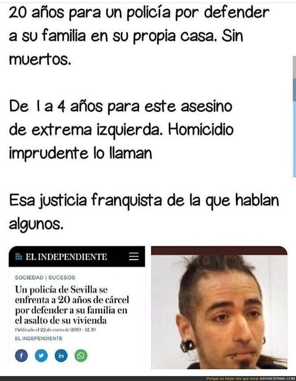 La justicia "franquista" "heteropatriarcal" española