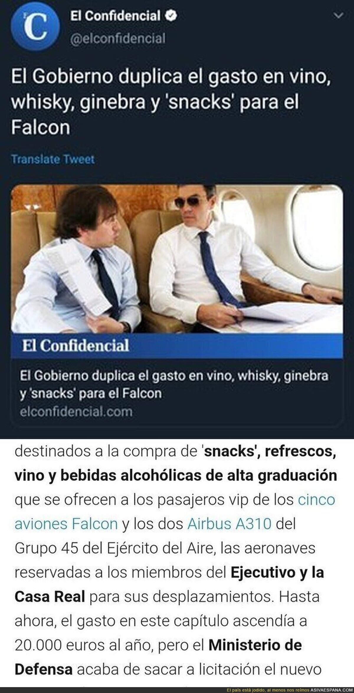 Es muy fácil manipular poniendo la foto de Pedro Sánchez mientras en el interior de la noticia explica algo más