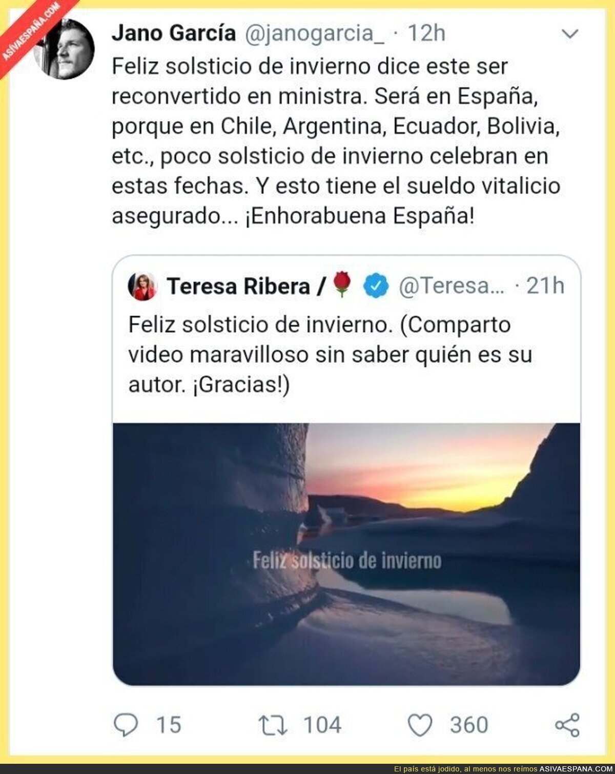 Zasca a la ministra de Transición Ecológica del PSOE